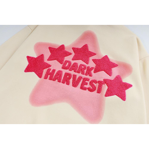 Style à la mode surdimensionné goutte épaule à capuche pour les femmes Chenille broderie sur le devant dos capuche chaud confortable à capuche pour les femmes - Product Image 2