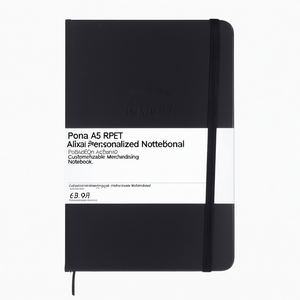 Quaderno Promozionale Personalizzato Pona A5 in RPET, Quaderno Personalizzabile per Merchandising - Product Image 2