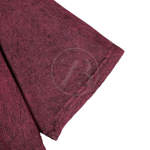 Último diseño transpirable sólido 100% algodón hombres lavado ácido camisetas gran oferta diseño de logotipo impreso personalizado - Product Image 5