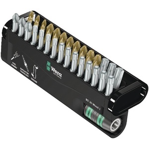 Assortiment de 30 embouts Wera PH/PZD/TX pour bois, idéal pour les projets de bricolage avec tournevis - Product Image 1