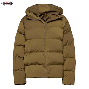 2025 Winter Pakistan Casual Custom Logo Design Fashion Stylish Breathable Eco-Friendly Unisex Long Puffer <b>Canvas</b> Custom Men's - Product Image 4