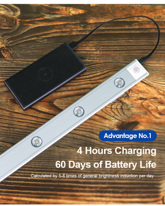 Dưới Tủ ánh sáng tủ quần áo không dây dẫn an ninh trong nhà <span class=keywords><strong>PIR</strong></span> cảm biến chuyển động ánh sáng ban đêm sáng 1-4W - Product Image 3