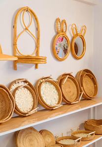 งานฝีมือหวายคุณภาพสูง-งานฝีมือหวายไม้ไผ่-ตะกร้าหวายสำหรับเป็นของขวัญของตกแต่งที่เก็บ - Product Image 2