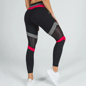 ชุดโยคะ2ชิ้นผ้าสแปนเด็กซ์/ ไนลอนเอวสูงสำหรับผู้หญิงบราออกกำลังกายแบบไร้รอยต่อขนาดใหญ่พิเศษ - Product Image 4