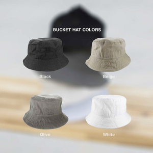 High Quality Custom Logo Bucket <b>Hats</b> with Cartoon Design <b>Flat</b> Embroidery for Casual & Sports for Daily Use Wholesale in Vietnam - Product Image 2