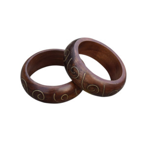 Brazalete de Color de Madera de Tamaño Personalizado Hecho a Mano Producto de Madera Natural de Moda con Aspecto Clásico Tradicional - Product Image 4