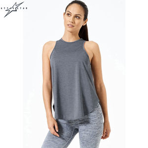 Camiseta sin mangas de algodón con estampado digital de logotipo personalizado para mujer, camiseta de estilo informal para gimnasio, talla 15 - Product Image 6