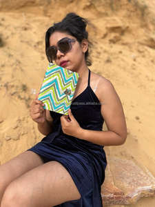 Nuevo Real hecho a mano cubierta dura tela cierre diario bohemio tradicional Vintage cubierta colorida sin forro reciclado hoja diarios - Product Image 4