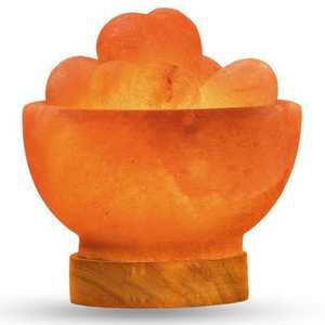 2025โคมไฟเกลือหิมาลายันงานฝีมือสีธรรมชาติแบบดั้งเดิมพร้อมเปลือกหอยไฟสัตว์เป็นมิตรต่อสิ่งแวดล้อมใช้ในเวลากลางคืน - Product Image 1