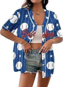 Camiseta de béisbol con estampado de sublimación, camiseta atlética ligera de secado rápido con números y logotipos personalizados, ideal para ligas y escuelas - Product Image 5