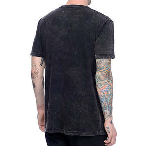 เสื้อยืดลายกราฟฟิกขนาดใหญ่สำหรับผู้ชายเสื้อยืดโอเวอร์ไซส์คอกลมพิมพ์ลายสีดำแนววินเทจ - Product Image 4