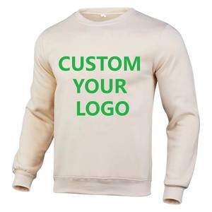Sudadera Personalizada con Cuello Redondo, Diseño Moderno, Fabricación Personalizada OEM, Sudadera Lisa de Algodón para Hombre - Product Image 2