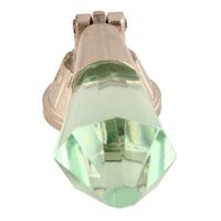 Boutons de tiroir et poignées de meuble en verre cristal faits à la main, design contemporain, pour usage extérieur en chambre – Installation facile