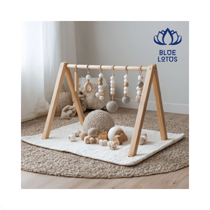VIETNAM BÉBÉ GYM EN BOIS PREMIUM JOUETS POUR LES TOUJOURS SÛR ET ÉCOLOGIQUE - Product Image 1