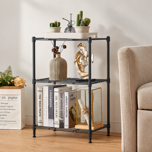 MZG Metal <b>Shelving</b> <b>Unit</b> Freestanding Commercial Grade Metal Wire Storage Rack Organizer Shelf for Laundry Room Utility Room - Product Image 1