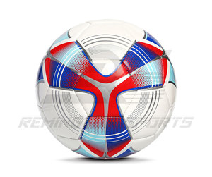 Ballon de football imprimé avec logo personnalisé | Prix bon marché 100% ballons de football pakistanais cousus à la machine de haute qualité du Pakistan - Product Image 2