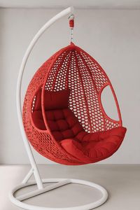 Fácil de plegar, peso ligero, pequeño volumen, columpios de ratán para Patio, silla de mimbre colgante de huevo - Product Image 3