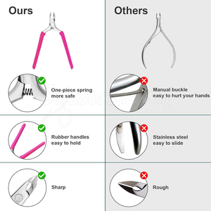 Pince à ongles gravée personnalisée avec bord de précision pour le soin des cuticules et la coupe des ongles - Product Image 2