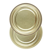 Couvercle inférieur OEM en fer blanc, étain EOE pour poudre nutritive, or 502 #