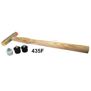 Marteau à double tête 5 en 1 (mâchoires: 1 laiton, 1 cuivre, 1nylon, 2 plastiques) outils de fabrication de bijoux - Product Image 1