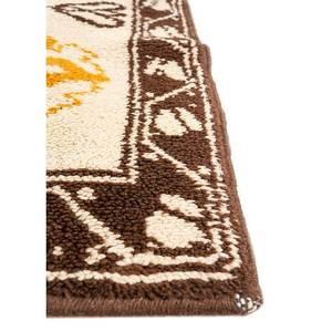 พรมขนสัตว์ถักมือลายเหรียญสีเบจและสีน้ำตาลขนาดใหญ่สำหรับตกแต่งห้องนั่งเล่นวัยรุ่น ใช้ในห้องโถง-Paem-457 - Product Image 4