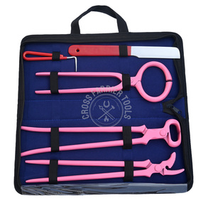 Kit Completo para el Cuidado de Cascos de Caballos, Herramientas de Herrador, Alicates para Cascos Forjados, Alicates para Herrar, Cuchillo para Dedos y Herramientas para Recoger Cascos - Product Image 4