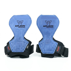 Adjustable Lightweight Breathable Neoprene <b>Weight</b> <b>Lifting</b> <b>Grips</b> Non-Slip Hook Loop Closure Comfortable Design Gym Fitness - Product Image 1