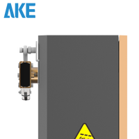 Barrière de parking résidentielle AKE IP54 à bras droit, moteur sans balais, système de contrôle d'accès pour entrée et sortie de véhicules