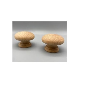 Boutons en bois de haute qualité 2 pièces poli brillant et ustensiles de cuisine pour meubles décoration tiroir utilisation boutons en bois - Product Image 3