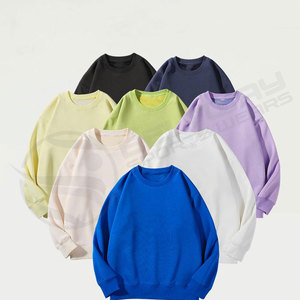 Jersey holgado de manga larga a la moda, sudadera de cuello redondo de gran tamaño para mujer, venta al por mayor, novedad de 2024, sudadera informal personalizada - Product Image 6
