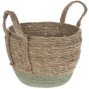 Handmade Oval Organizer Natural Willow Biodegradable Wicker <b>Cane</b> Wiwin Jute Basket Wicker Rattan Shopping Basket With Handle - Product Image 1