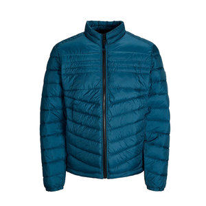 Veste matelassée pour hommes personnalisée OEM High Street col montant en toile de haute qualité hiver décontracté bas quantité minimale de commande vente en gros - Product Image 1