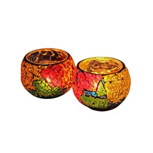 Mosaic Handmade <b>Crystal</b> Eco-Friendly Tea Light Candle Holder for Christmas Home <b>Decor</b> Customized Logo Return Gift - Product Image 1