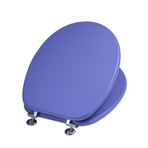 Couvre-siège de toilette en MDF certifié FSC, couleur lilas, taille universelle, design coloré - Product Image 3