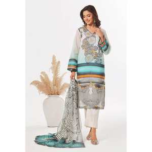 Conjunto de traje de jardín sin coser de 3 piezas gris para mujer - Product Image 4