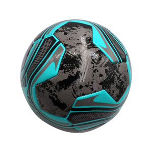 High Quality Custom Logo <b>Football</b> Training Balls Size 5 Official Soccer Balls Made from Leather Material Thermal Bonded - Product Image 2