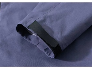 Manteau coupe-vent imperméable de haute qualité pour l'extérieur coupe-vent de couleur contrastée pour hommes - Product Image 6