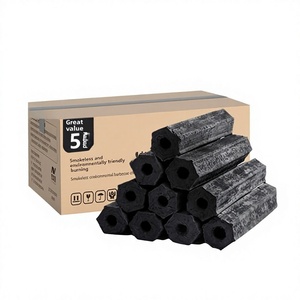 Briquetas de Carbón de Madera de Fruta y Bambú, Carbón para Barbacoa de Interior de Combustión Rápida y sin Humo para Uso Doméstico, Venta al por Mayor - Product Image 3
