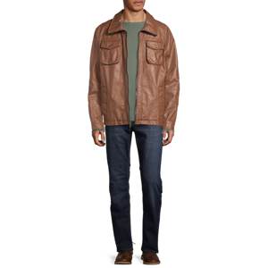 Blouson bombardier de luxe en cuir de mouton pour homme respirant hiver logo avant personnalisé - Product Image 4