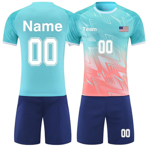 Venta al por mayor 2025 uniforme de fútbol de los hombres nuevo estilo transpirable ropa deportiva con logotipo personalizado precio de fábrica camiseta de fútbol - Product Image 2