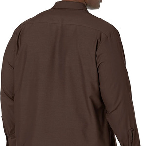Turn Down Collar Transpirable Característica Tallas grandes Camisas de vestir para hombres Precio barato Algodón puro Hecho Camisa de manga larga para hombres - Product Image 3