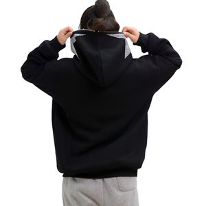 Sudadera con capucha unisex de forro polar, cálida y gruesa, con pedrería y diseño de cristales brillantes, ideal para compradores mayoristas. - Product Image 2