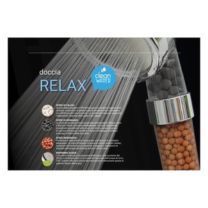 Pommeau de douche Relax Chrome SAPD0C0228TR Idro Bric avec purificateur d'eau aux sels bien-être pour la douche et la lessive - Product Image 2