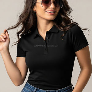 Camiseta Polo de Manga Larga Personalizada Fit2Fight para Mujer, Camiseta Deportiva Elástica para Golf, Ropa Premium - Product Image 4
