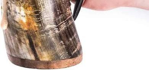 Corne à boire viking artisanale la plus vendue, style vintage classique, luxe, écologique, 500 ml, couleurs personnalisables, logo pour la maison - Product Image 4