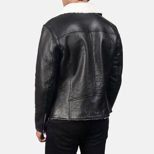 Blouson en cuir véritable en peau de mouton pour homme B3 RAF Blouson aviateur pilote volant Service OEM disponible - Product Image 2
