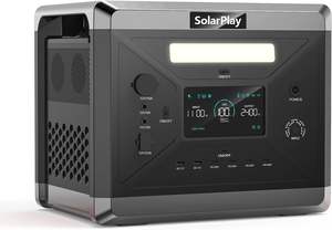 Estación de Energía Portátil SolarPlay de Alta Calidad de 2400W, Generador Solar de Gran Capacidad de 2160Wh con 2 Paneles Solares de 200W - Product Image 2