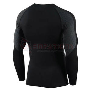 Haute qualité hommes MMA Rash Guard Fitness Wear respirant à manches courtes prix de gros - Product Image 2