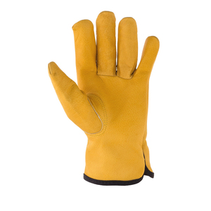 Hot <b>Sale</b> High Quality Goatskin Leather Safety Gloves Custom Logo Working Gloves - Product Image 2