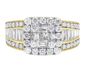 Hot Selling VVS Clarity Moissanite Round & Baguette Diamond Studded In S925 Silver <b>Men</b> <b>Ring</b> Custom Iced Out Hip Hop Jewelry - Product Image 2